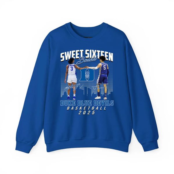 Sweet Sixteen Bound Duke Basketball 2025 Shirt 3