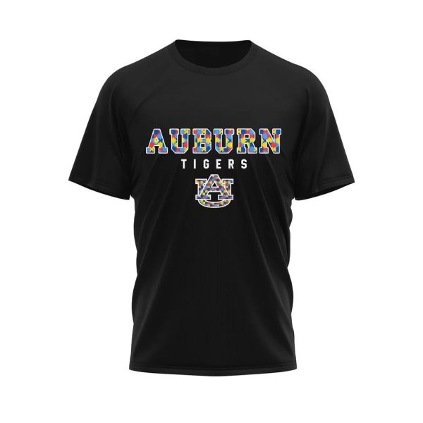 Tigers Autism Awareness Two Sided Shirt 2