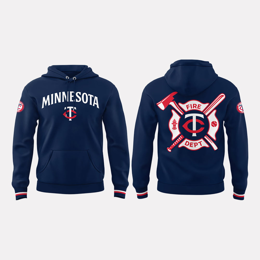 Twins x Firefighter Appreciation Night Hoodie 2025 Twins x Firefighter Appreciation Night Hoodie 2025