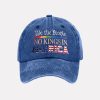 We The People No Kings In America Print Hat