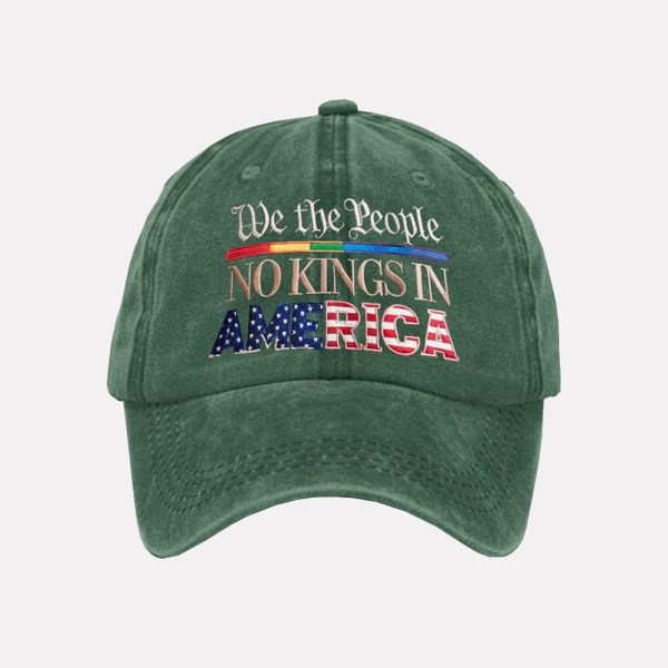 We The People No Kings In America Print Hat 4