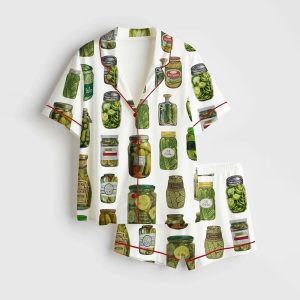 Dill Pickle Collage Pajama Set