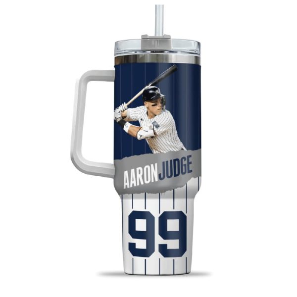 Yankees Aaron Judge 99 40oz Tumbler 2