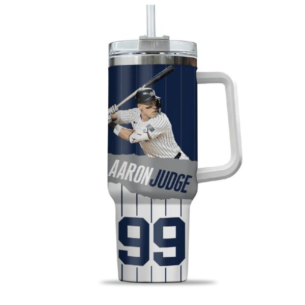 Yankees Aaron Judge 99 40oz Tumbler 3