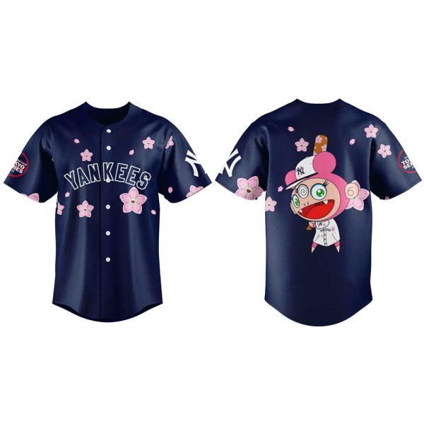 Yankees Takashi Murakami World Tour Tokyo Series 2025 Jersey