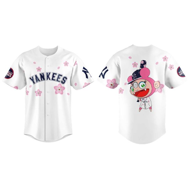 Yankees Takashi Murakami World Tour Tokyo Series 2025 Jersey 2