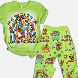 Scooby-doo Autism Awareness Pajama Set