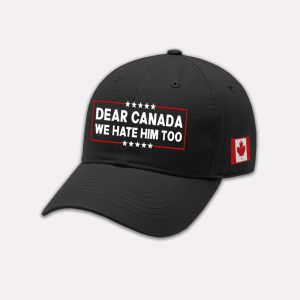 Retro Dear Canada We Hate Him Too Baseball Cap