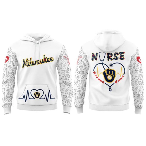2025 Brewers Nurses Appreciation Hoodie Joggers Cap