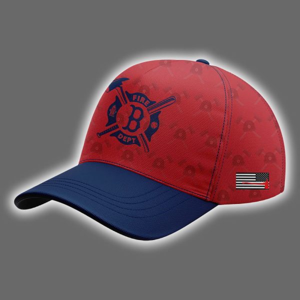 2025 Dodgers Firefighter Appreciation Day Hoodie Joggers Cap 2