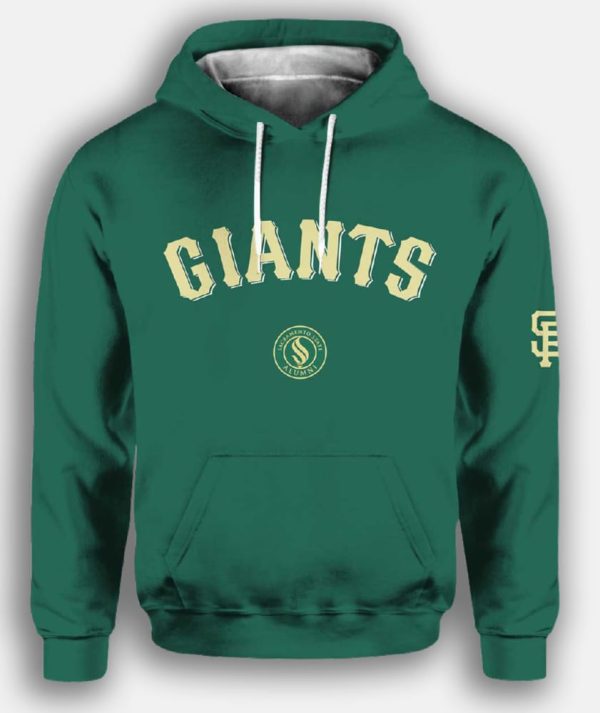 2025 Giants Sacramento State Night Long Sleeve Hooded Shirt Giveaway 2