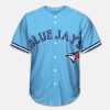 2025 Jays Andres Gimenez New Blue Replica Jersey Giveaway 2
