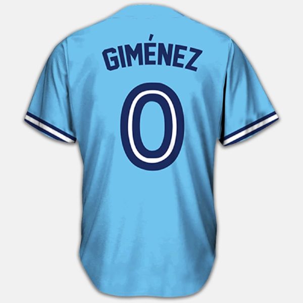 2025 Jays Andres Gimenez New Blue Replica Jersey Giveaway 3