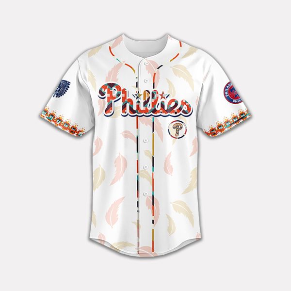 2025 Phillies Native American Heritage Night Jersey 2