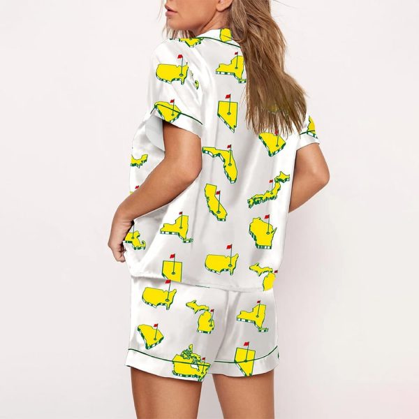 All Masters Style Golf Print Pajama Set 3