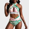 Alpha Kappa Alpha Summer Crossover Bikini Suit Set