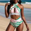 Alpha Kappa Alpha Summer Crossover Bikini Suit Set 2