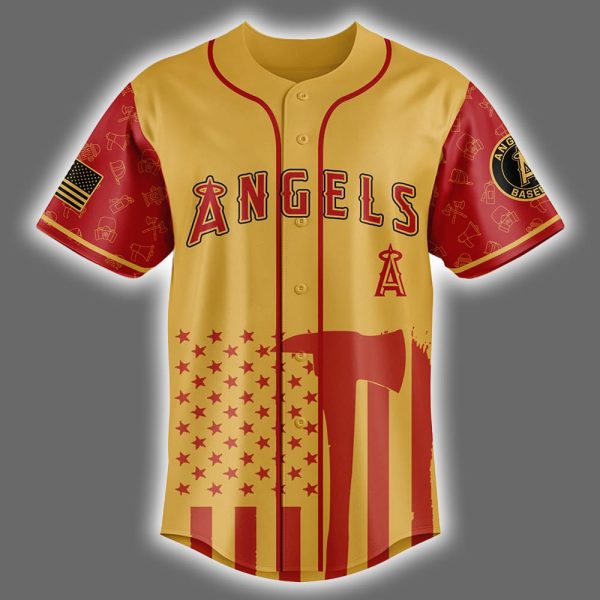 Angels Firefighter Appreciation Night Jersey 2025 2