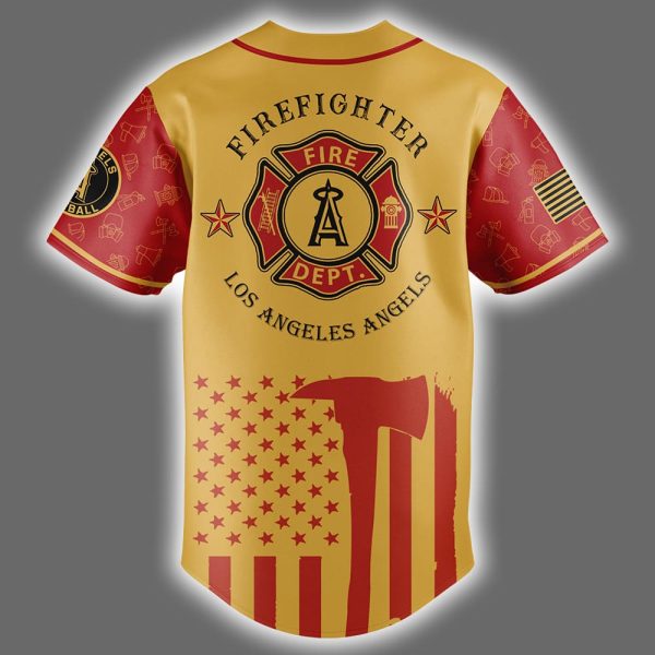 Angels Firefighter Appreciation Night Jersey 2025 3