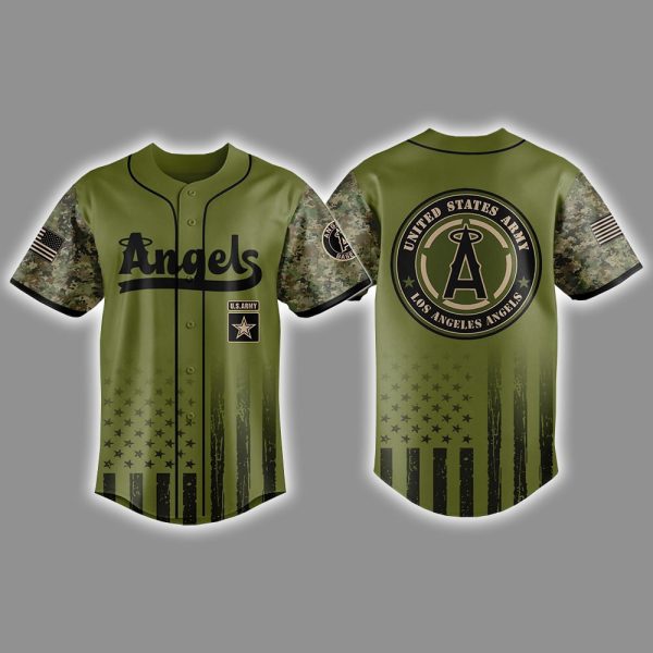 Angels Military Appreciation Night Camo Jersey 2025