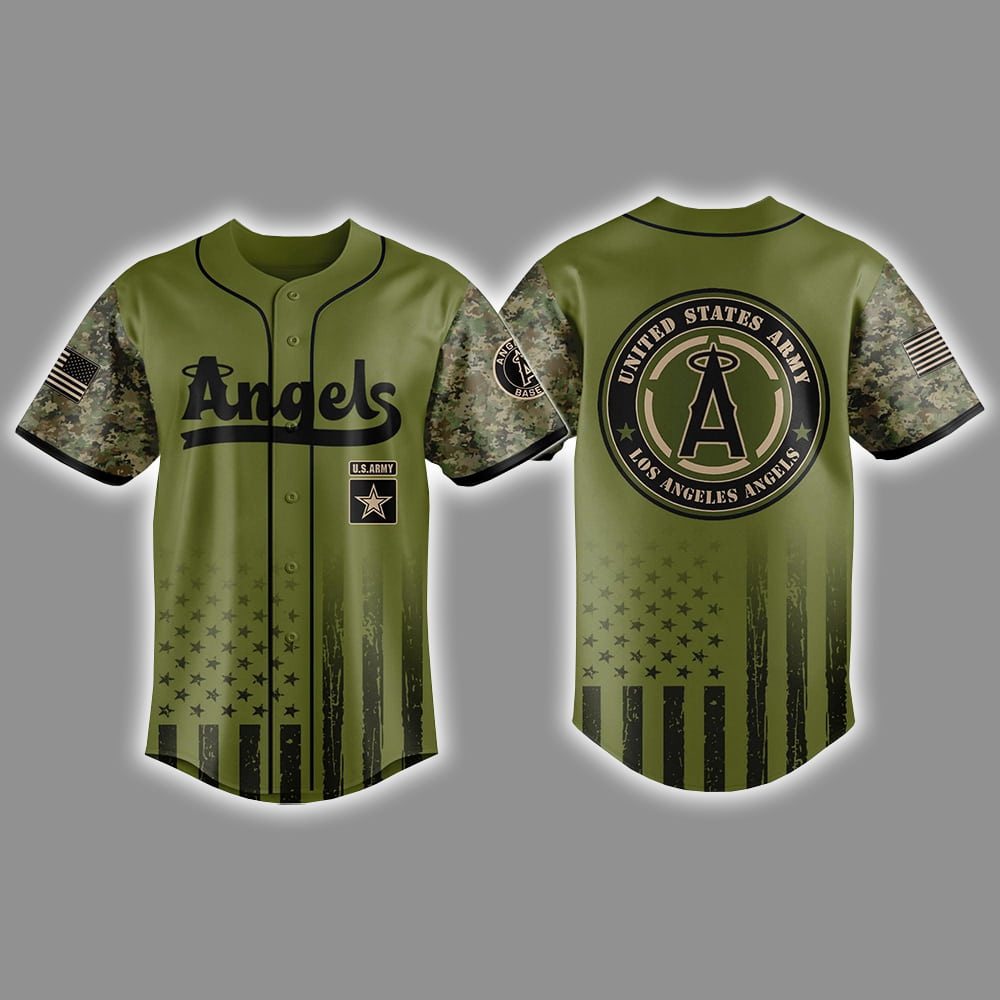 Angels Military Appreciation Night Camo Jersey 2025 Angels Military Appreciation Night Camo Jersey 2025