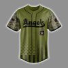 Angels Military Appreciation Night Camo Jersey 2025 2