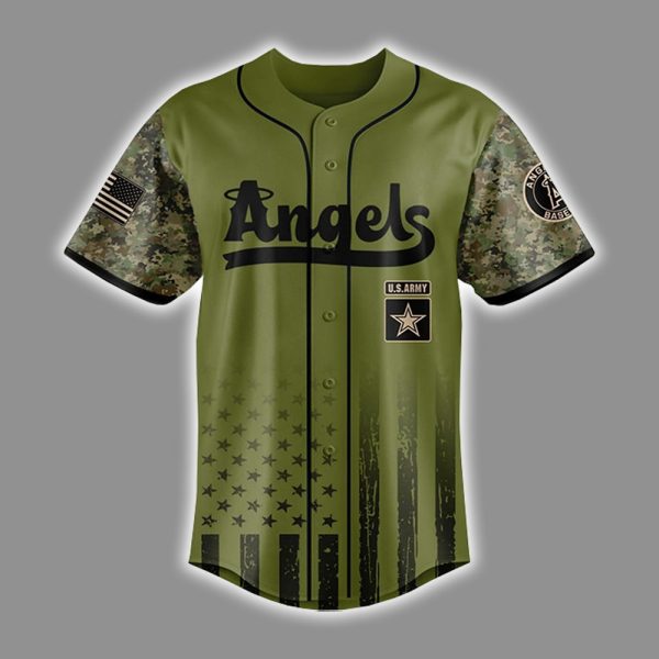 Angels Military Appreciation Night Camo Jersey 2025 2