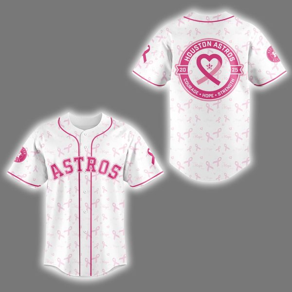 Astros Breast Cancer Awareness Night 2025 Jersey