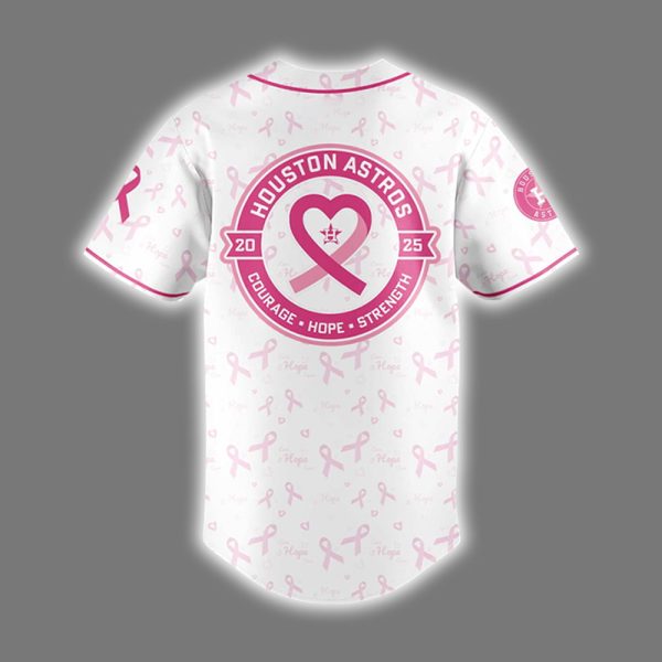 Astros Breast Cancer Awareness Night 2025 Jersey 3