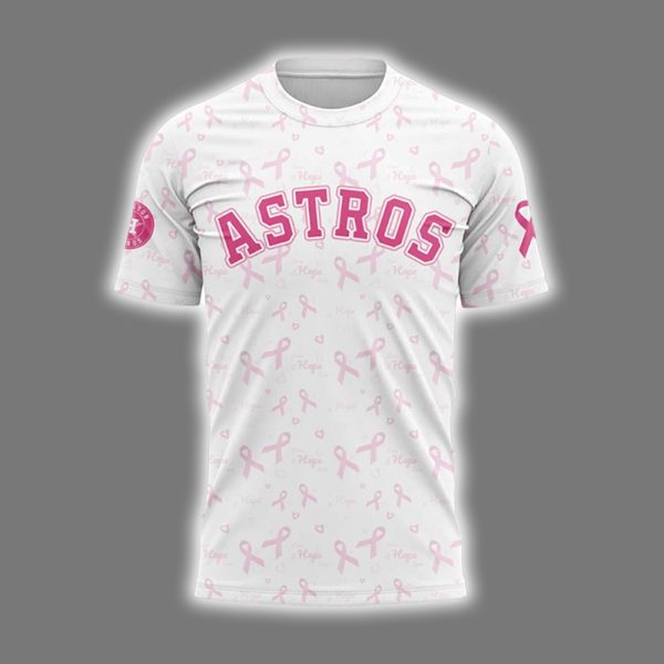 Astros Breast Cancer Awareness Night 2025 Shirt 2