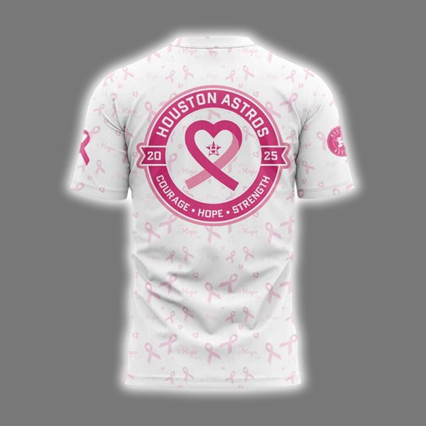 Astros Breast Cancer Awareness Night 2025 Shirt 3
