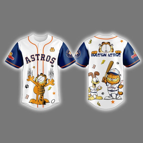 Astros Garfield Cat Jersey 2025