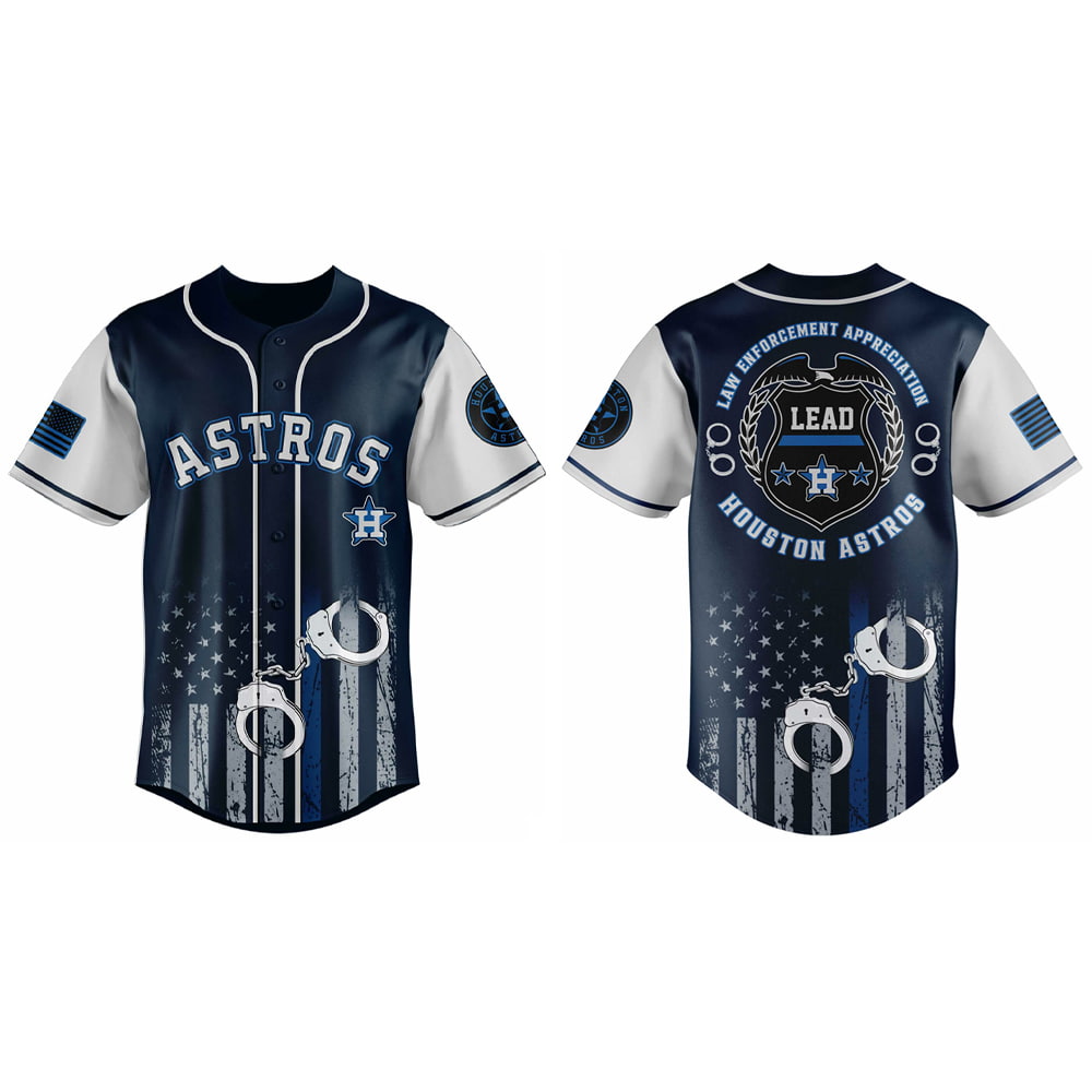 Astros Law Enforcement Appreciation Day Jersey 2025 Astros Law Enforcement Appreciation Day Jersey 2025