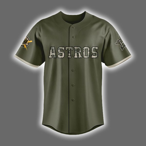 Astros National Military Appreciation Day Jersey 2025 2