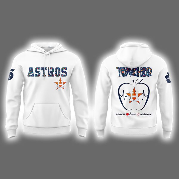 Astros Teacher Appreciation Night 2025 Hoodie Joggers Cap 4