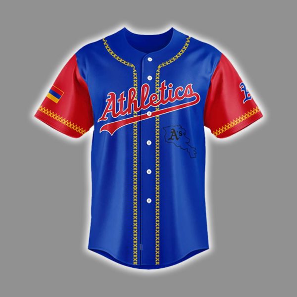 Athletics Armenian Heritage Night 2025 Jersey 2