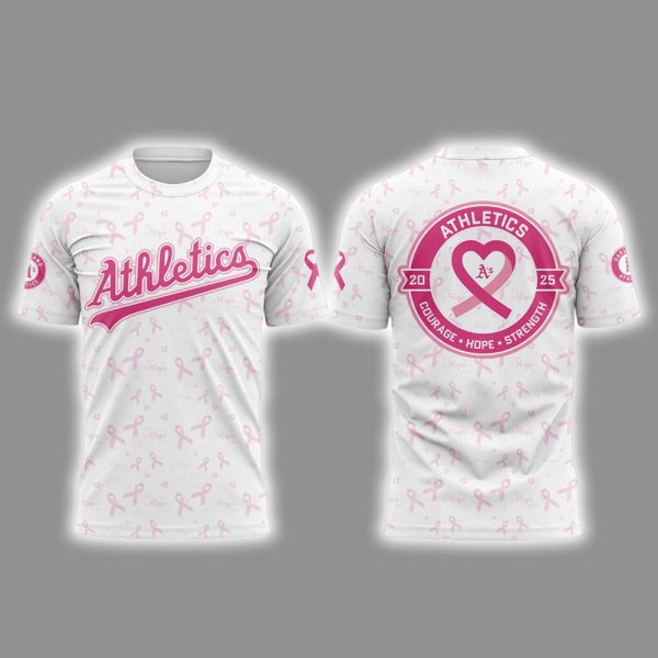 Athletics Breast Cancer Awareness Night 2025 Shirt