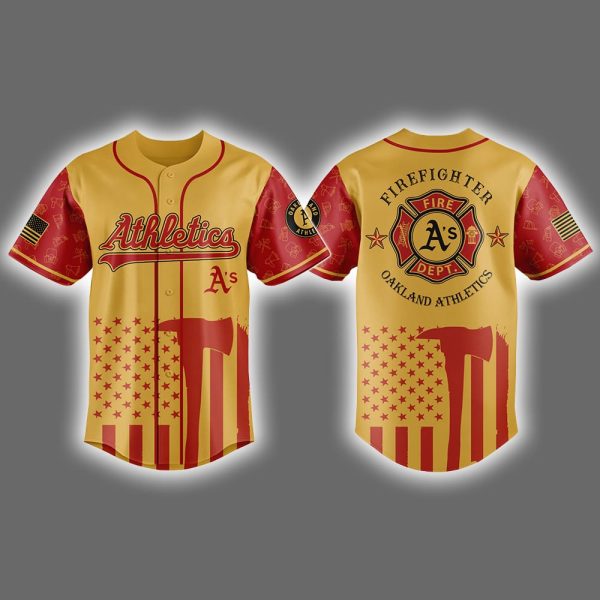 Athletics Firefighter Appreciation Night Jersey 2025