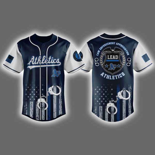 Athletics Law Enforcement Appreciation Day Jersey 2025