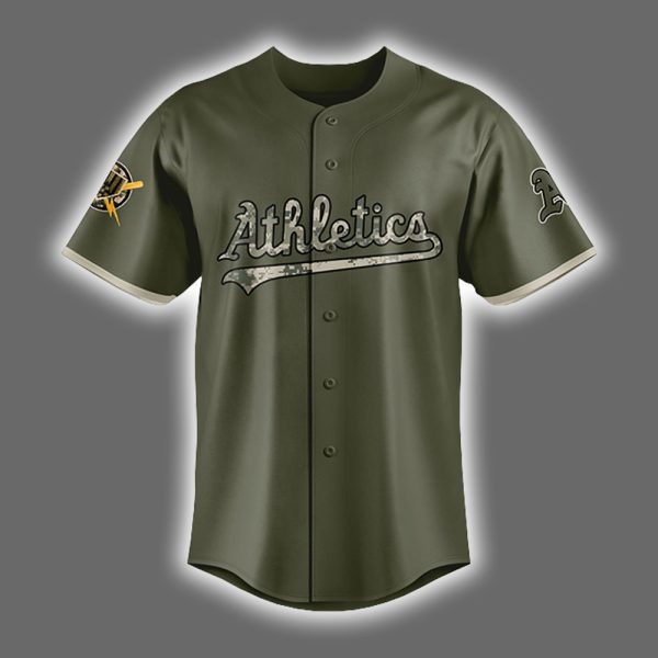 Athletics National Military Appreciation Day Jersey 2025 2