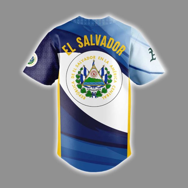 Athletics Salvadoran Heritage Day 2025 Jersey 3