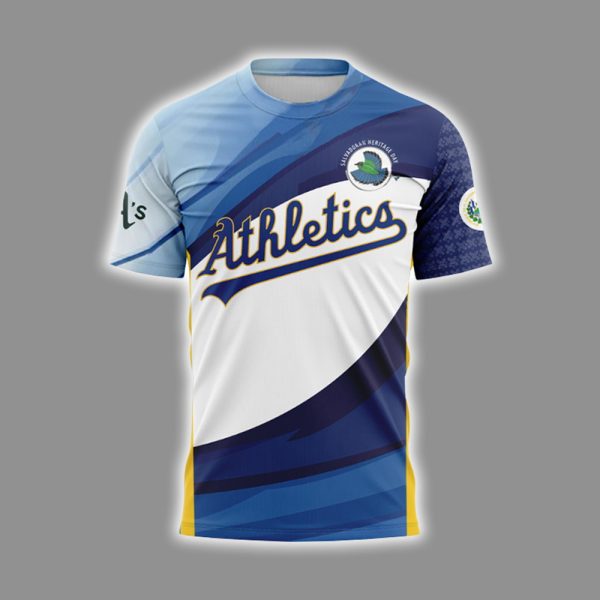 Athletics Salvadoran Heritage Day 2025 Shirt 2