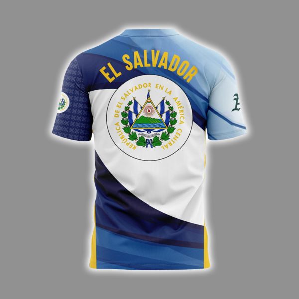 Athletics Salvadoran Heritage Day 2025 Shirt 3