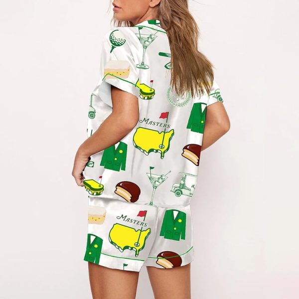 Augusta Masters Golf Tournament Print Pajama Set 3