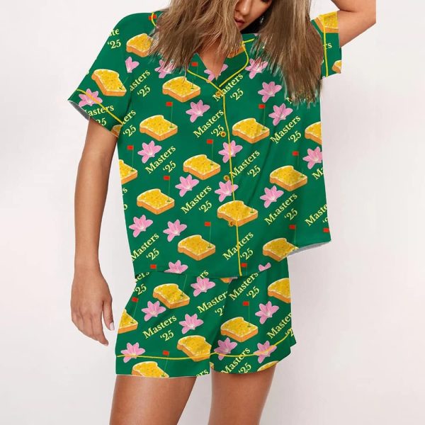 Augusta Tournament 2025 Golf Lover Print Pajama Set
