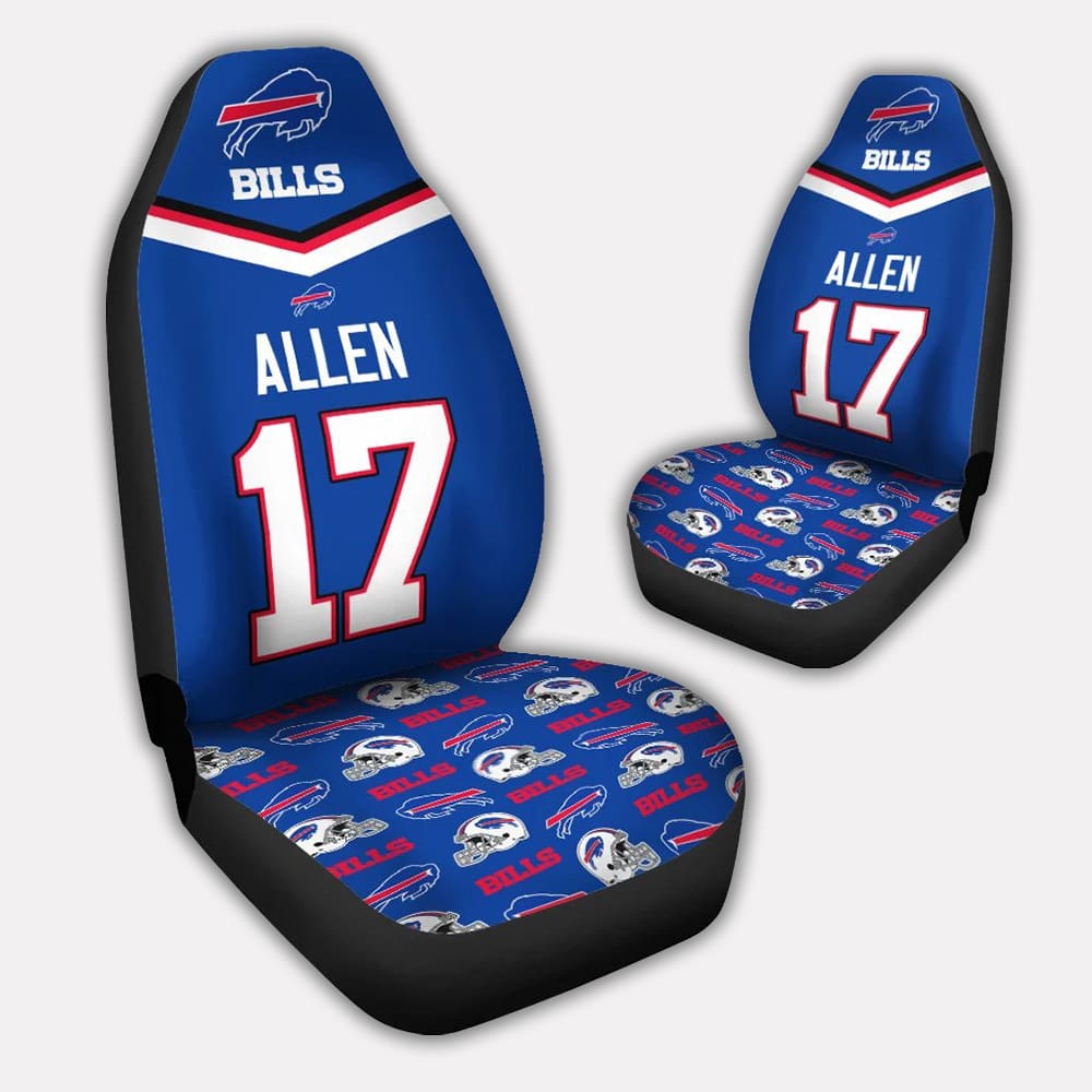 Bills Football Allen 17 Car Seat Cover Bills Football Allen 17 Car Seat Cover