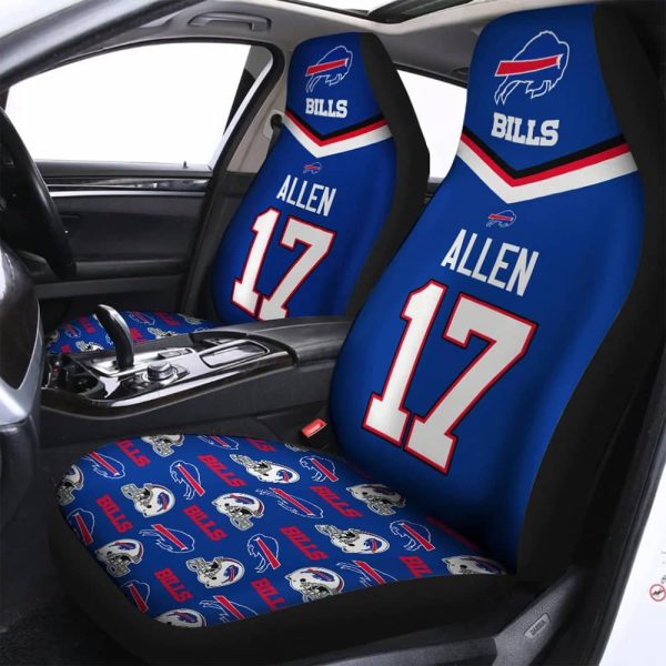 Bills Football Allen 17 Car Seat Cover 2