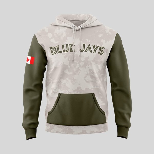 Blue Jays 2025 Armed Forces Day Hoodie 2
