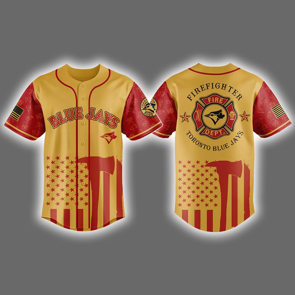 Blue Jays Firefighter Appreciation Night Jersey 2025 Blue Jays Firefighter Appreciation Night Jersey 2025