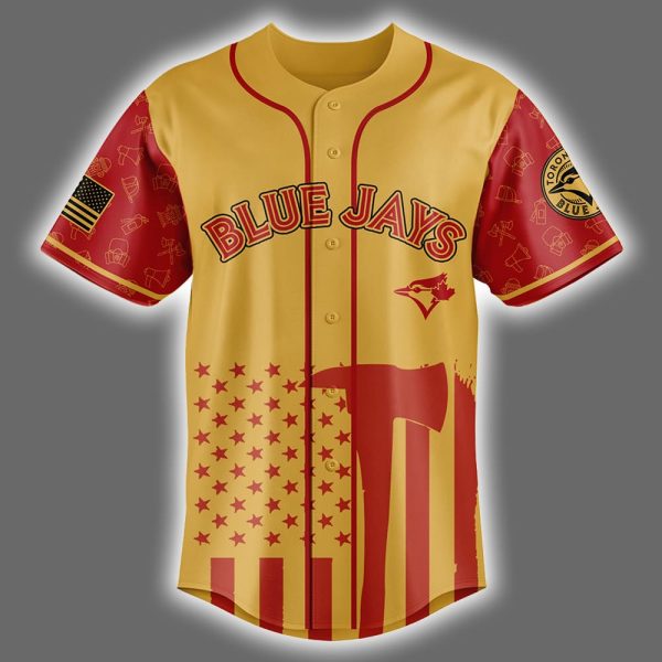Blue Jays Firefighter Appreciation Night Jersey 2025 2
